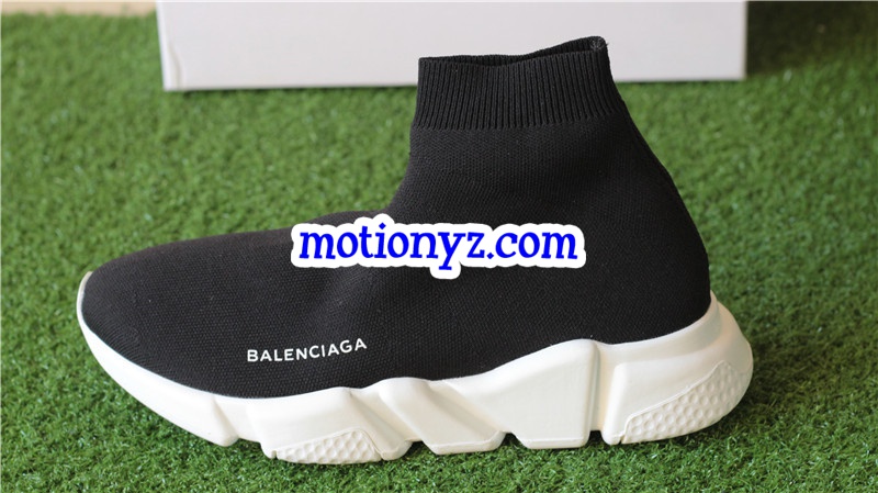 Update Version Balenciaga Speed Trainer Sock Race Runners Black